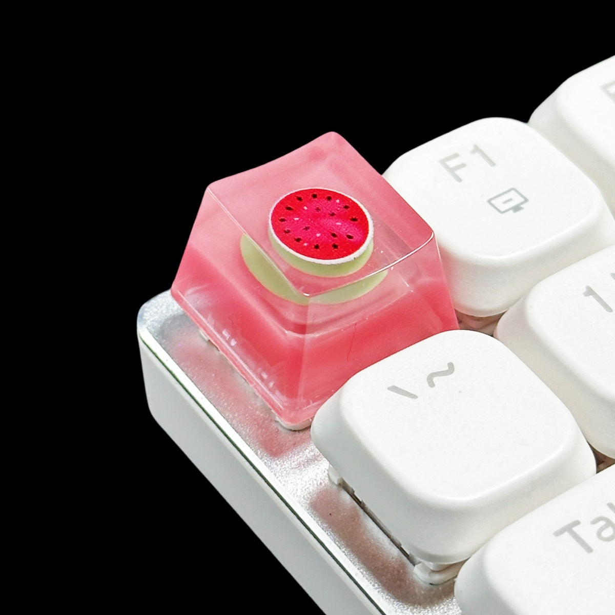 Translucent Fruit Epoxy Resin Keycap for Mechanical Keyboard