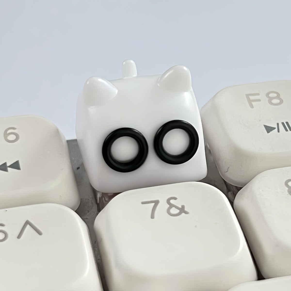 Custom 3D resin cute cartoon cat keycap as gifts for mechanical keyboard