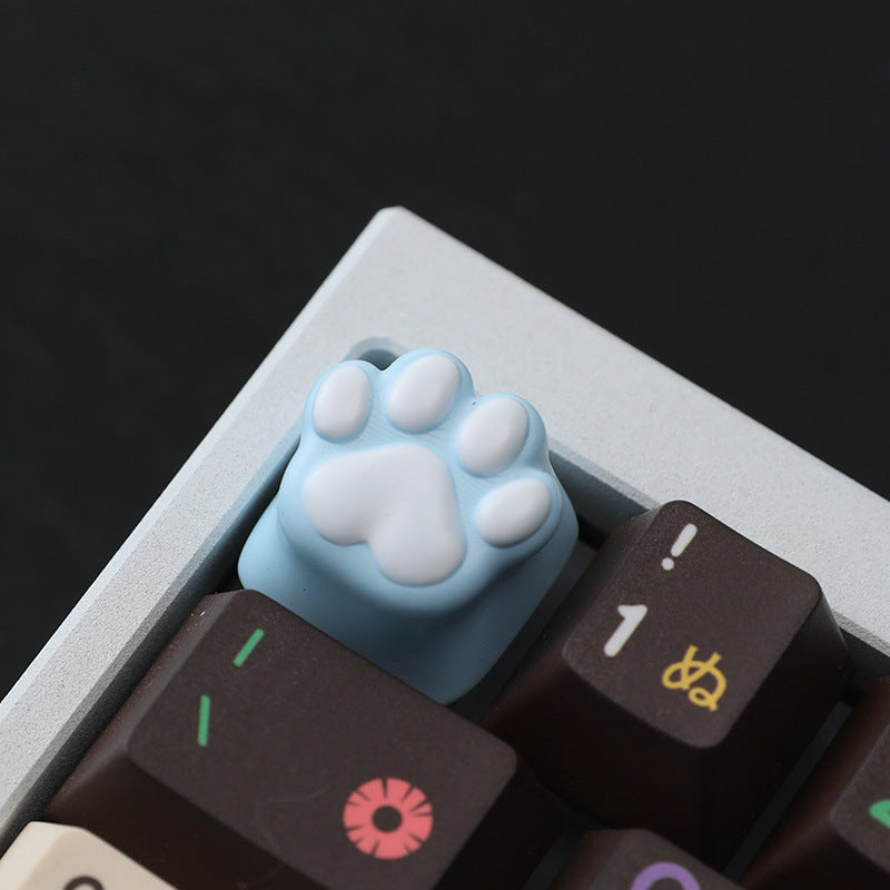 Custom Colorful Cute Animal Cat Paw Keycap for Mechanical Keyboard