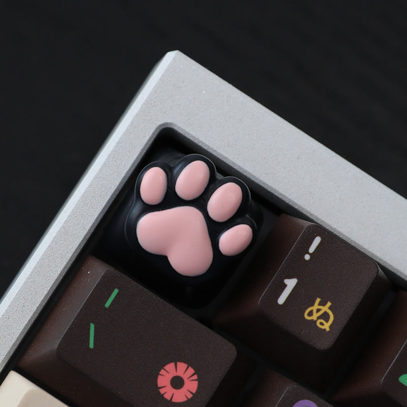 Custom Colorful Cute Animal Cat Paw Keycap for Mechanical Keyboard
