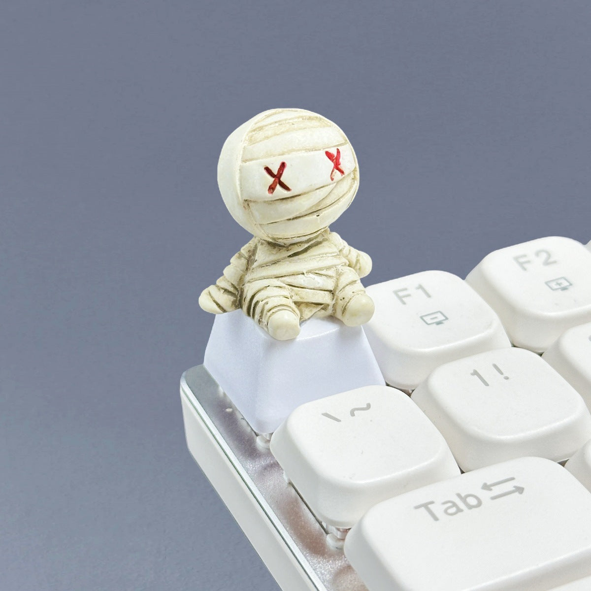 Handmade Custom Halloween Skull & Dark Mummy Keycap for Mechanical Keyboard