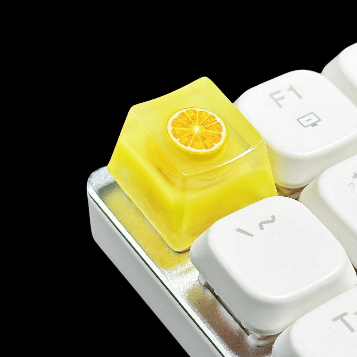 Translucent Fruit Epoxy Resin Keycap for Mechanical Keyboard
