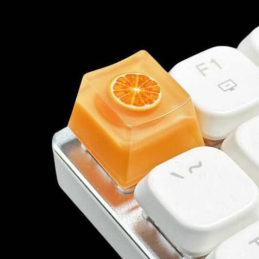 Translucent Fruit Epoxy Resin Keycap for Mechanical Keyboard