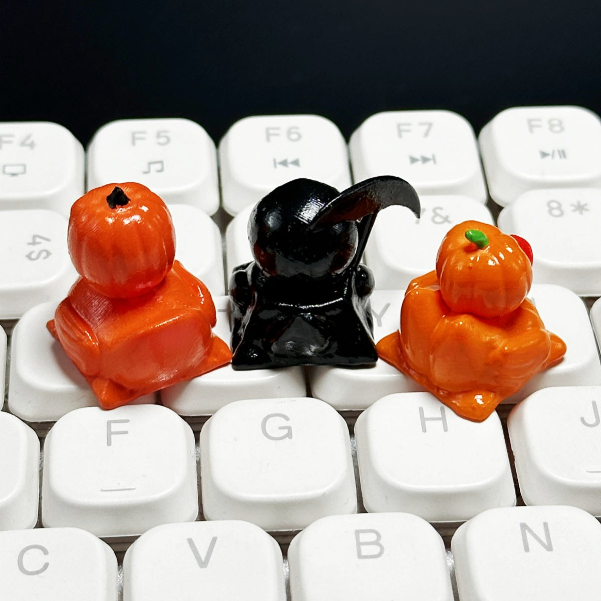 3D Halloween Devil Duck Resin Keycap for Mechanical Keyboard