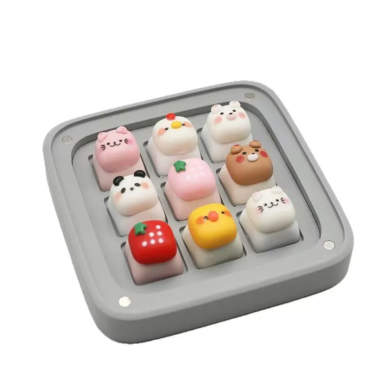 Cute Handmade 3D Creative Custom Animal Keycap for Mechanical Keyboard