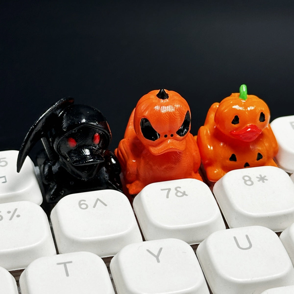 3D Halloween Devil Duck Resin Keycap for Mechanical Keyboard