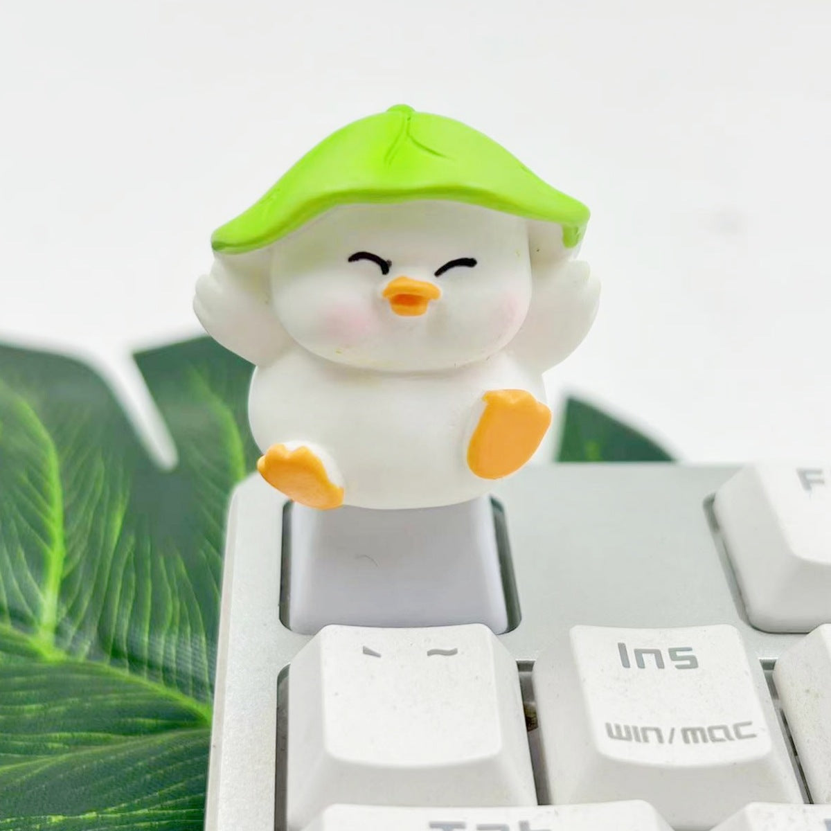 Handmade Custom 3D Rubber Duck Keycap for Mechanical Keyboard
