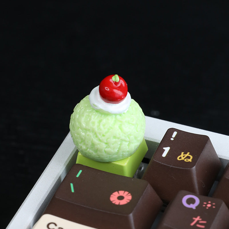 3D Ice Cream Resin Keycap. Creative Mechanical Keyboard Keycap