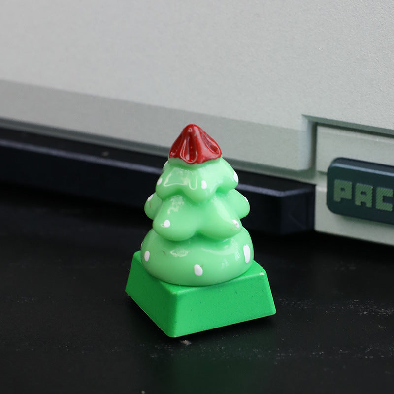 Custom Christmas Tree Resin Keycap for Mechanical Keyboard