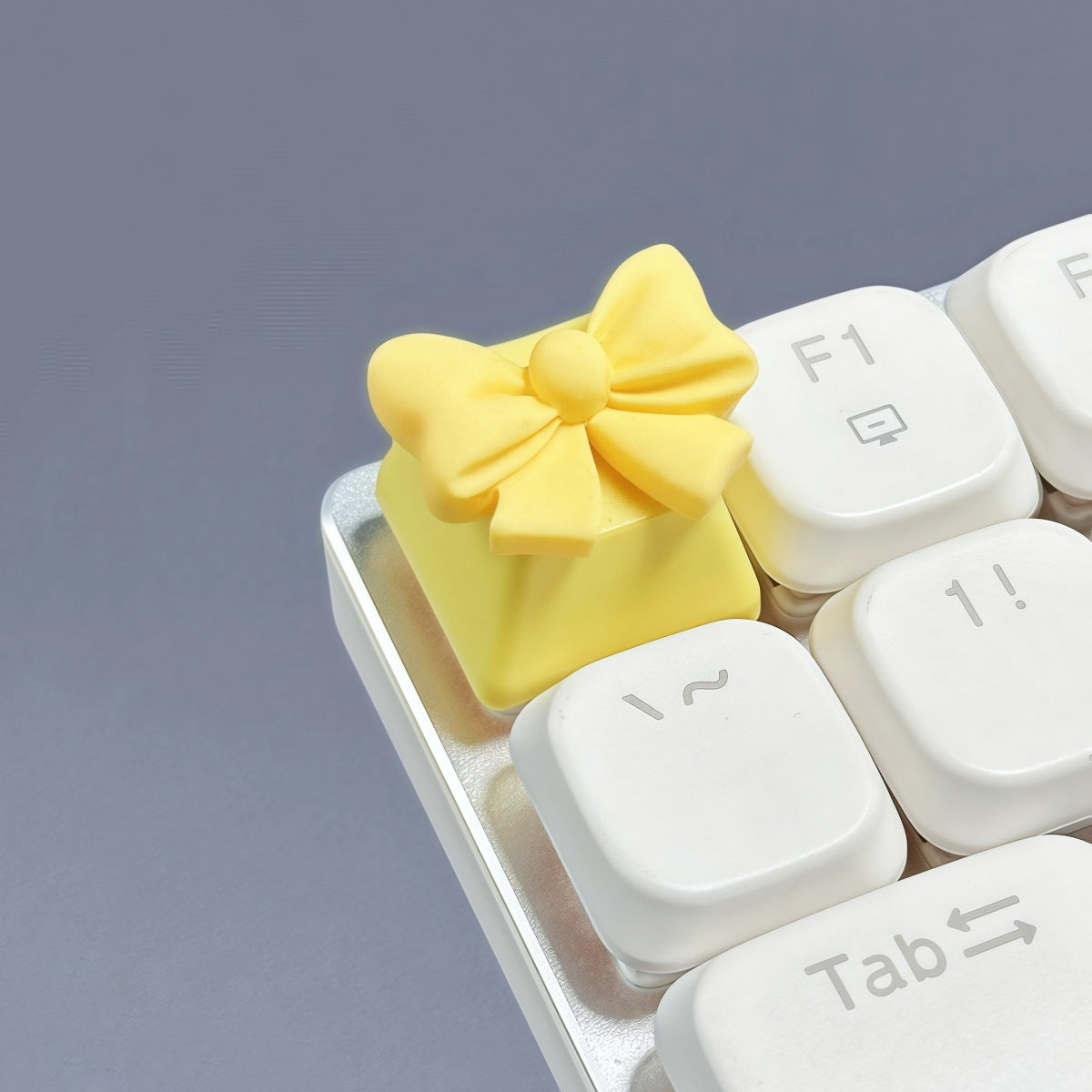Cute Bow Resin Keycap for Mechanical Keyboard