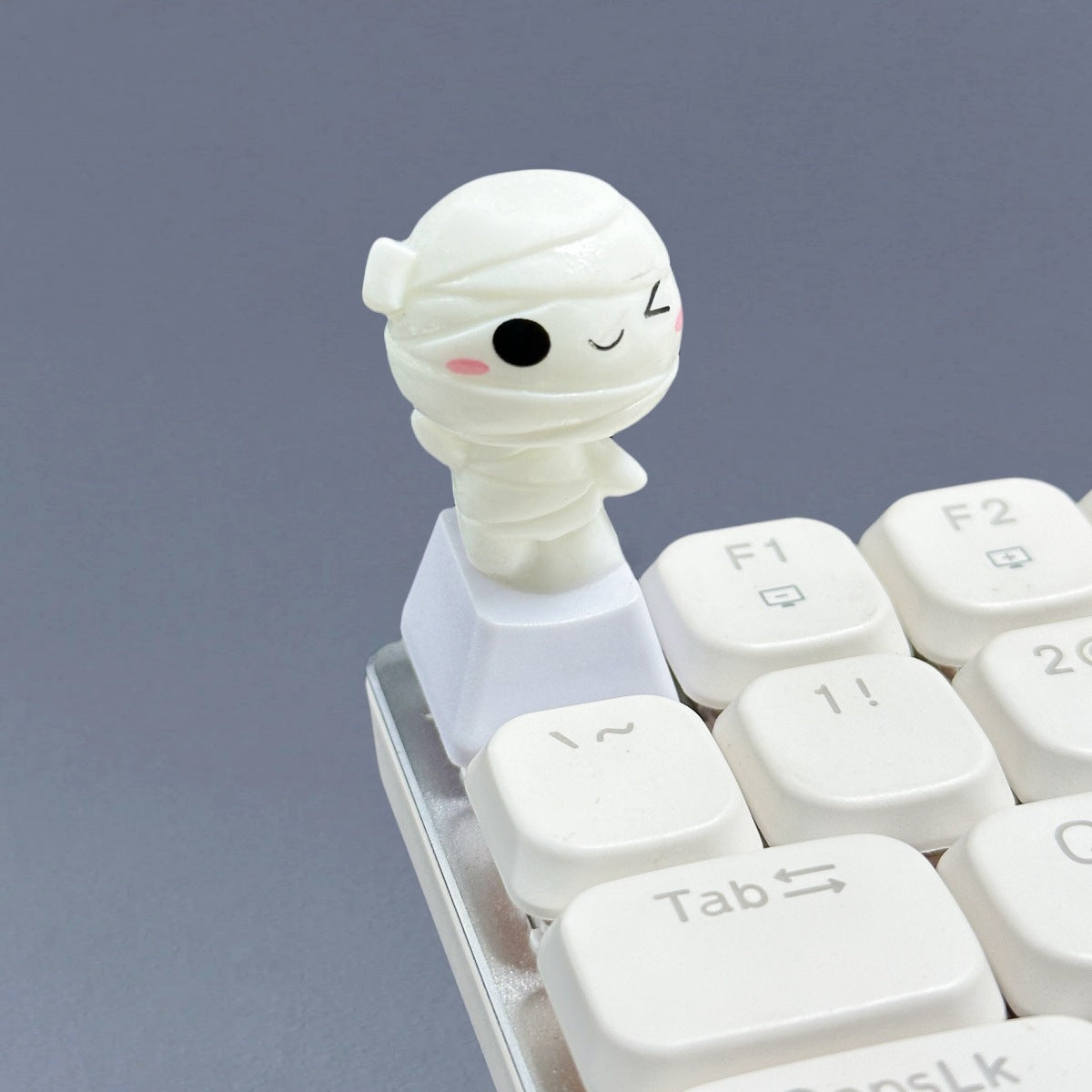 Handmade Custom Halloween Skull & Dark Mummy Keycap for Mechanical Keyboard
