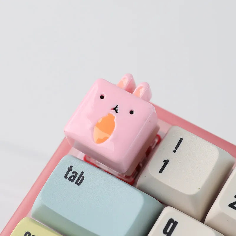 Custom Cute Cartoon Resin Keycap for Mechanical Keyboard