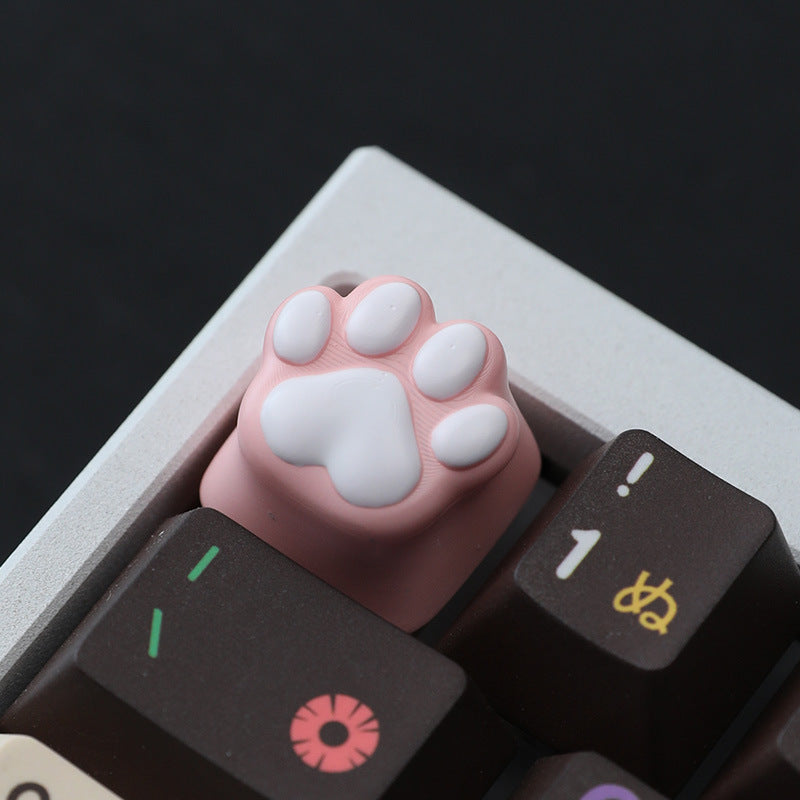 Custom Colorful Cute Animal Cat Paw Keycap for Mechanical Keyboard