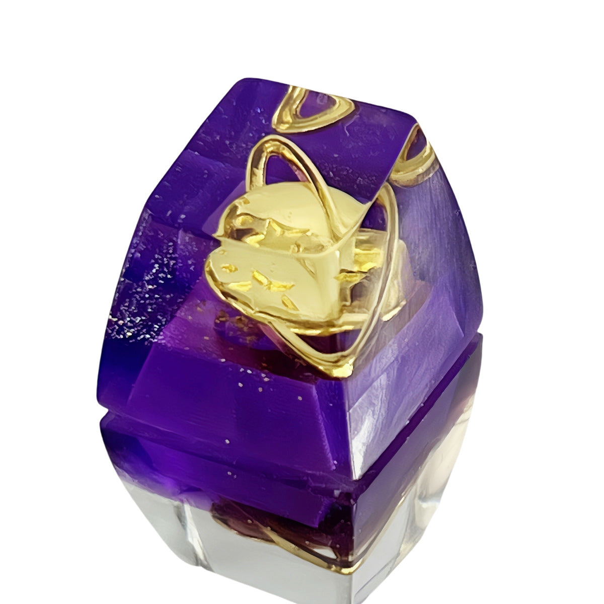 Resin Translucent Cosmic Space Keycap - Single Planet, Star, Moon keycap for Mechanical Keyboards