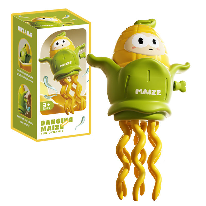 TikTok Hot-Sale Wind-Up Dancing Corn Toy - Twistable Fun Creative Stress-Relief Small Toy