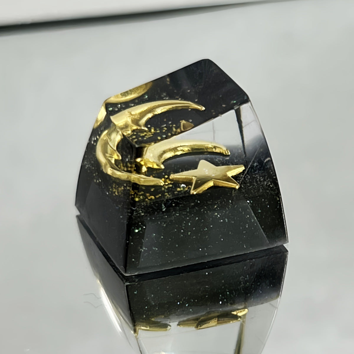 Resin Translucent Cosmic Space Keycap - Single Planet, Star, Moon keycap for Mechanical Keyboards