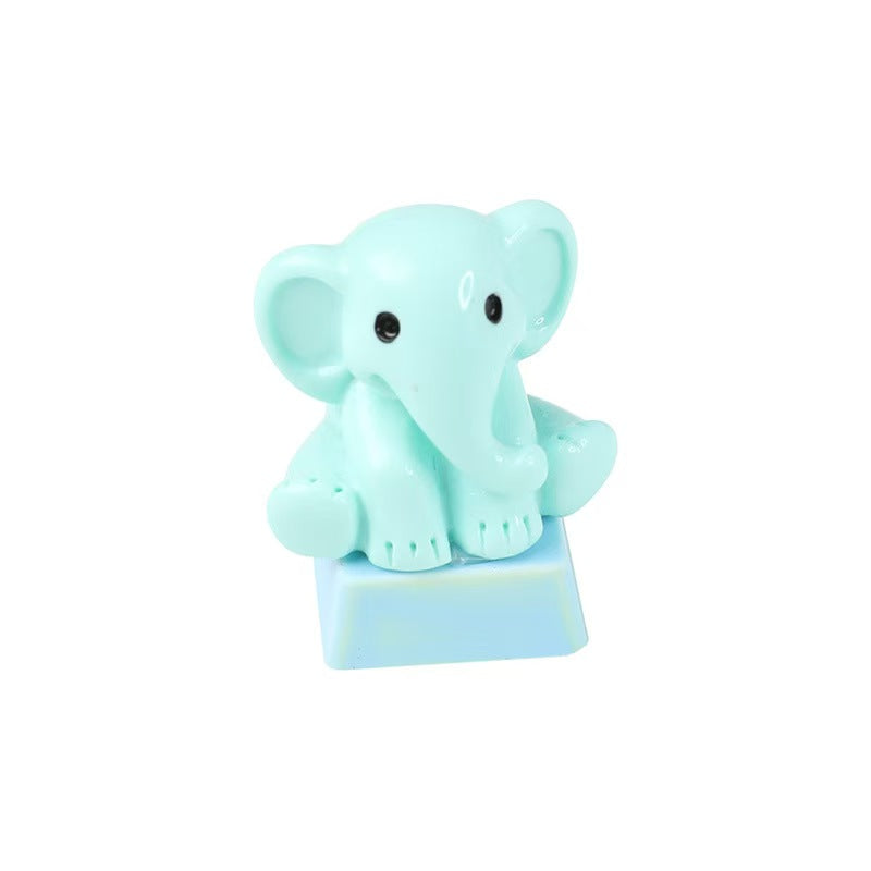 Cute Little Elephant Custom Keycap for Mechanical Keyboard