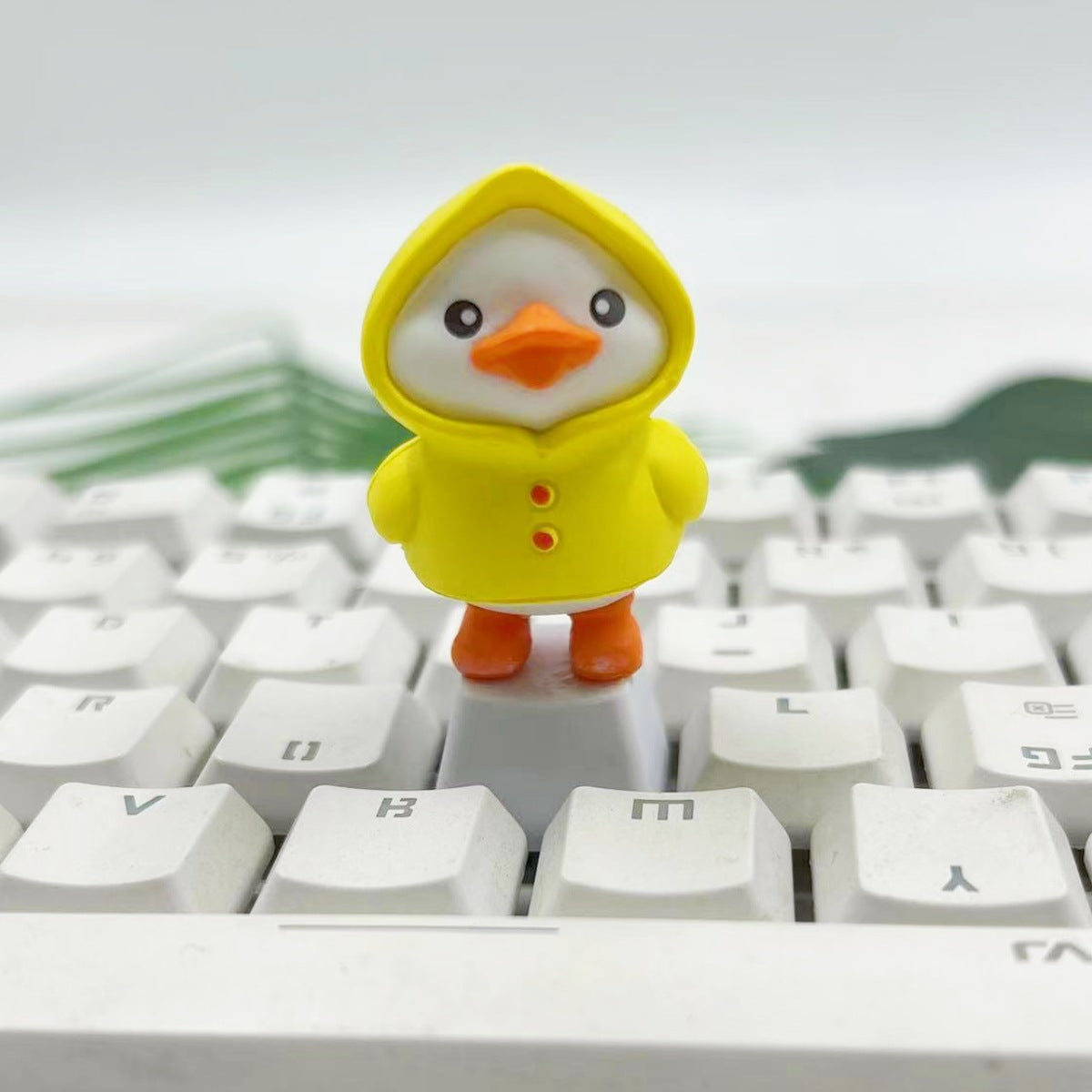 Handmade Custom 3D Rubber Duck Keycap for Mechanical Keyboard