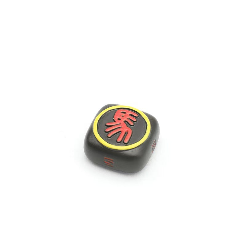 Custom Black-Gold Chess Resin Keycaps for Mechanical Keyboard- Single 3D Keycap Gift