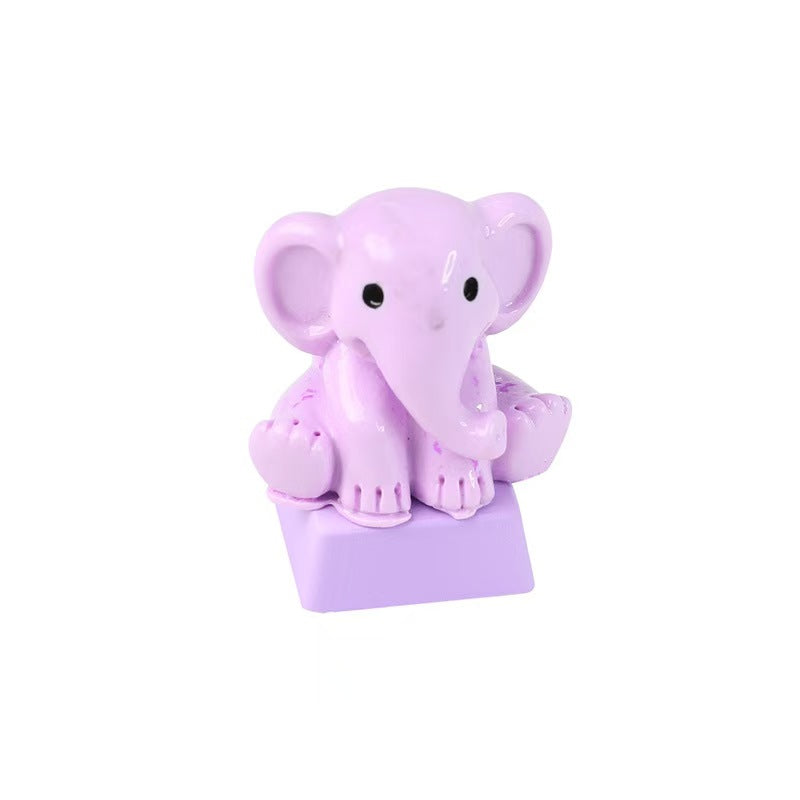 Cute Little Elephant Custom Keycap for Mechanical Keyboard