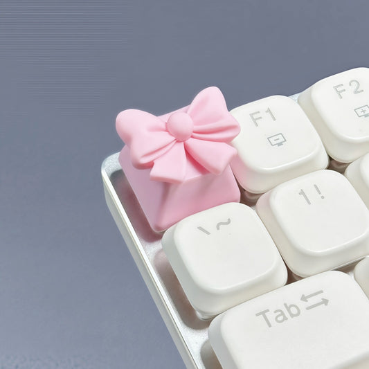 Cute Bow Resin Keycap for Mechanical Keyboard