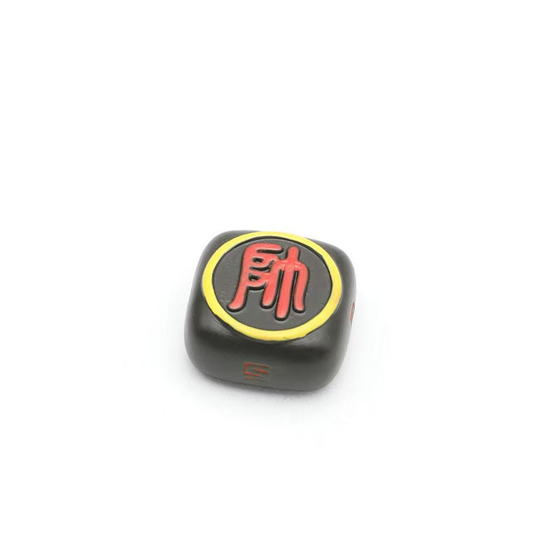 Custom Black-Gold Chess Resin Keycaps for Mechanical Keyboard- Single 3D Keycap Gift