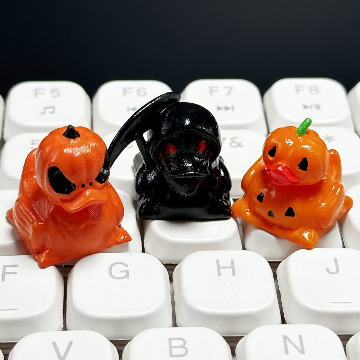 3D Halloween Devil Duck Resin Keycap for Mechanical Keyboard