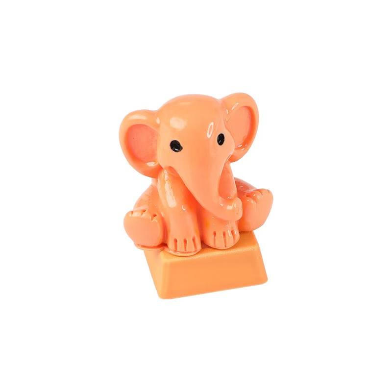 Cute Little Elephant Custom Keycap for Mechanical Keyboard