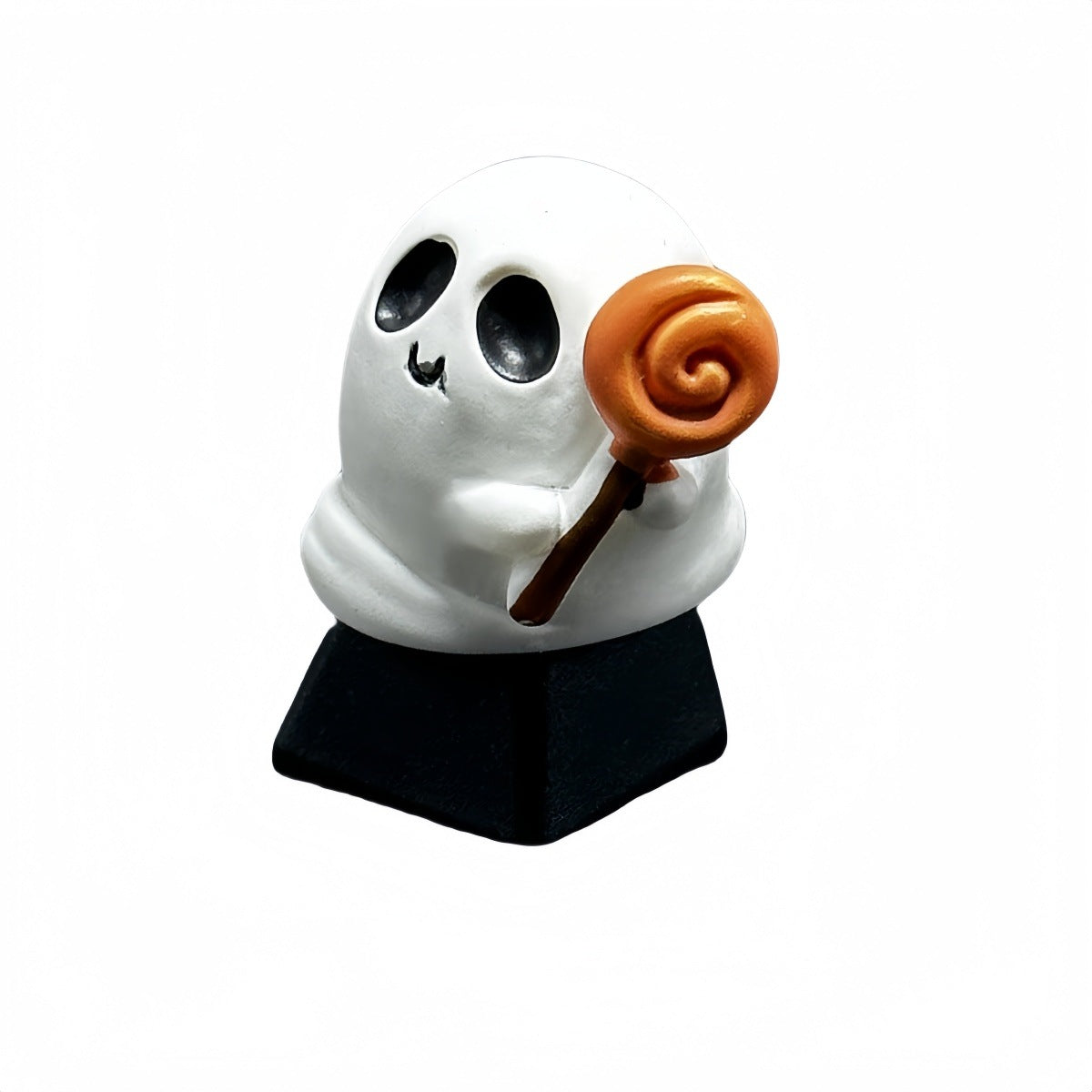 Custom Halloween Mummy & Skull Resin Keycaps for Mechanical Keyboards