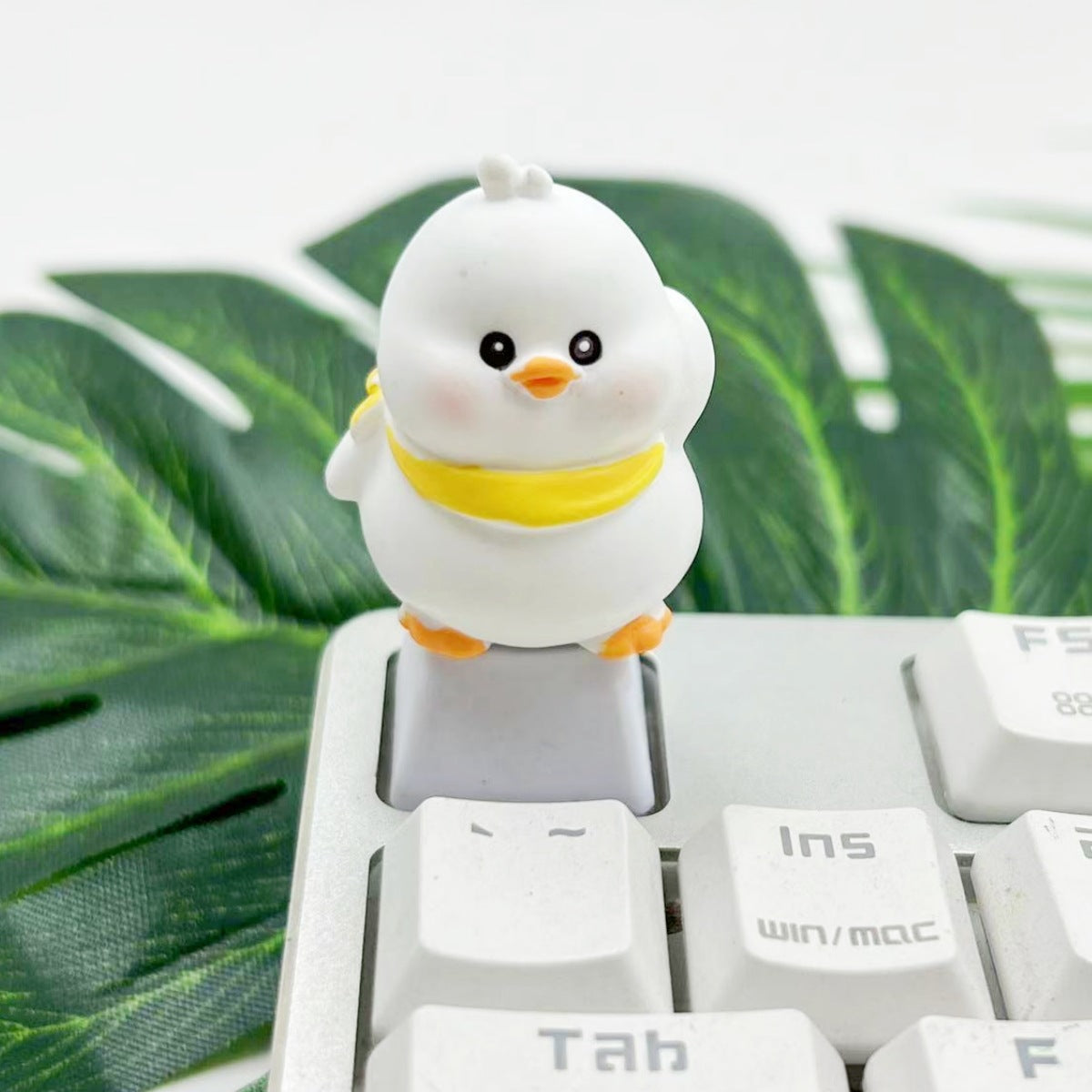 Handmade Custom 3D Rubber Duck Keycap for Mechanical Keyboard
