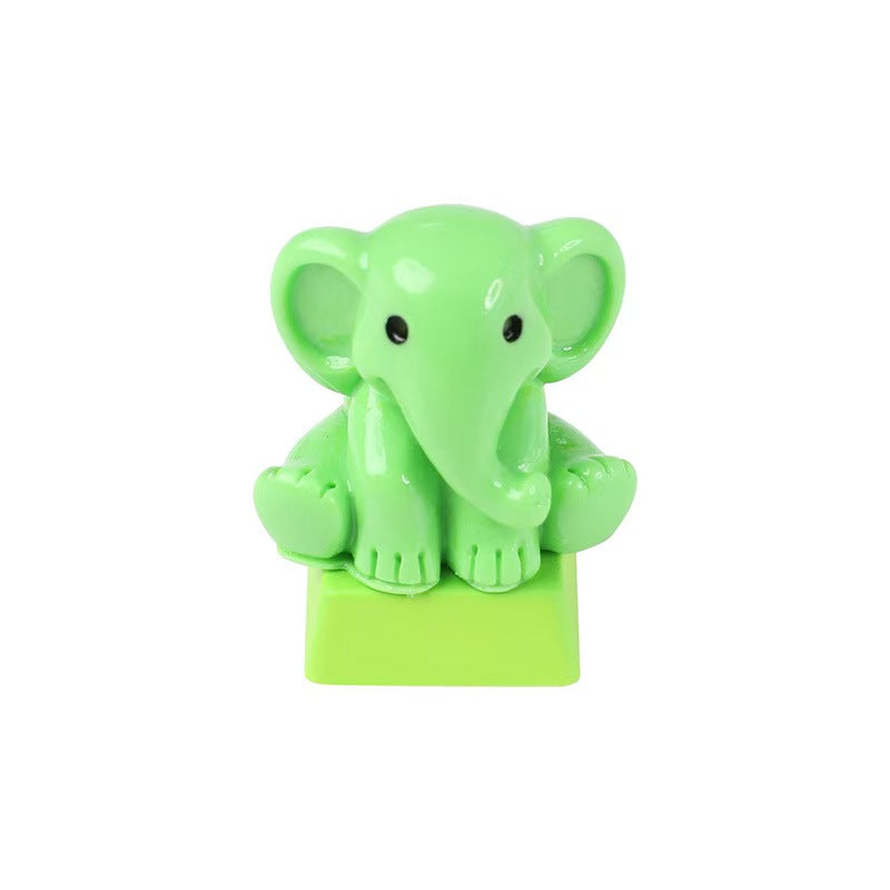 Cute Little Elephant Custom Keycap for Mechanical Keyboard
