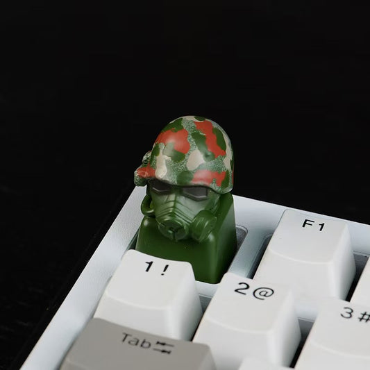 Custom Gas Mask Resin Keycap for Mechanical Keyboard
