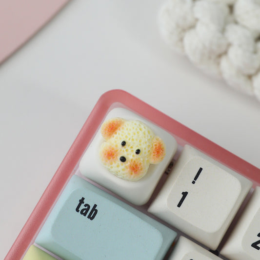 Cute Puppy Resin Keycaps, for Mechanical Keycap，MOA Base