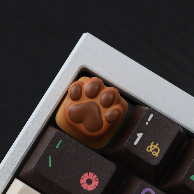 Custom Colorful Cute Animal Cat Paw Keycap for Mechanical Keyboard