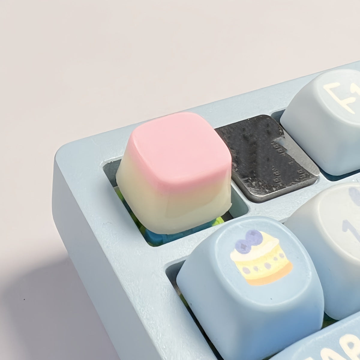 Resin Simulated Caramel Pudding Keycap/Jelly Keycap for Mechanical Keyboard