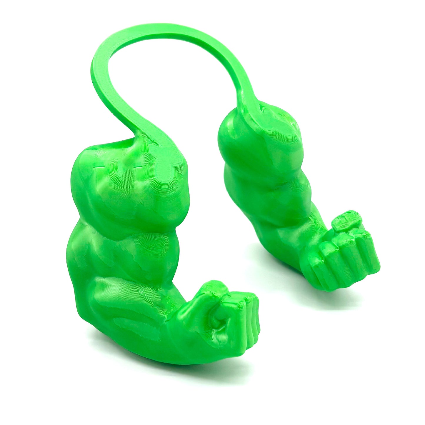 Creative Green Giant Arm - 3D printed prank pet decoration (neck-hanging arm)