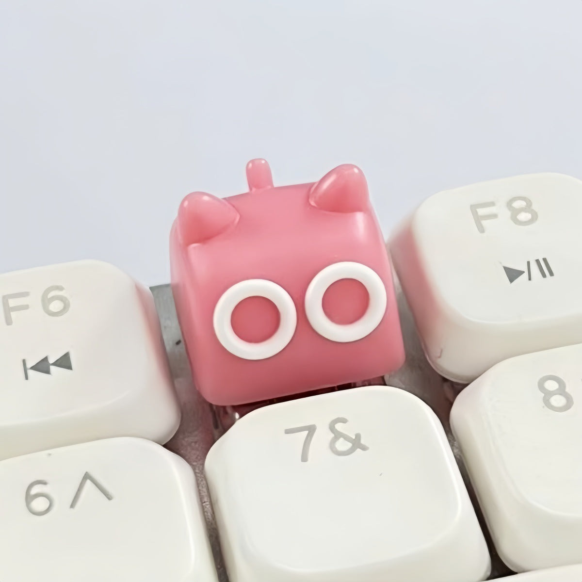 Custom 3D resin cute cartoon cat keycap as gifts for mechanical keyboard