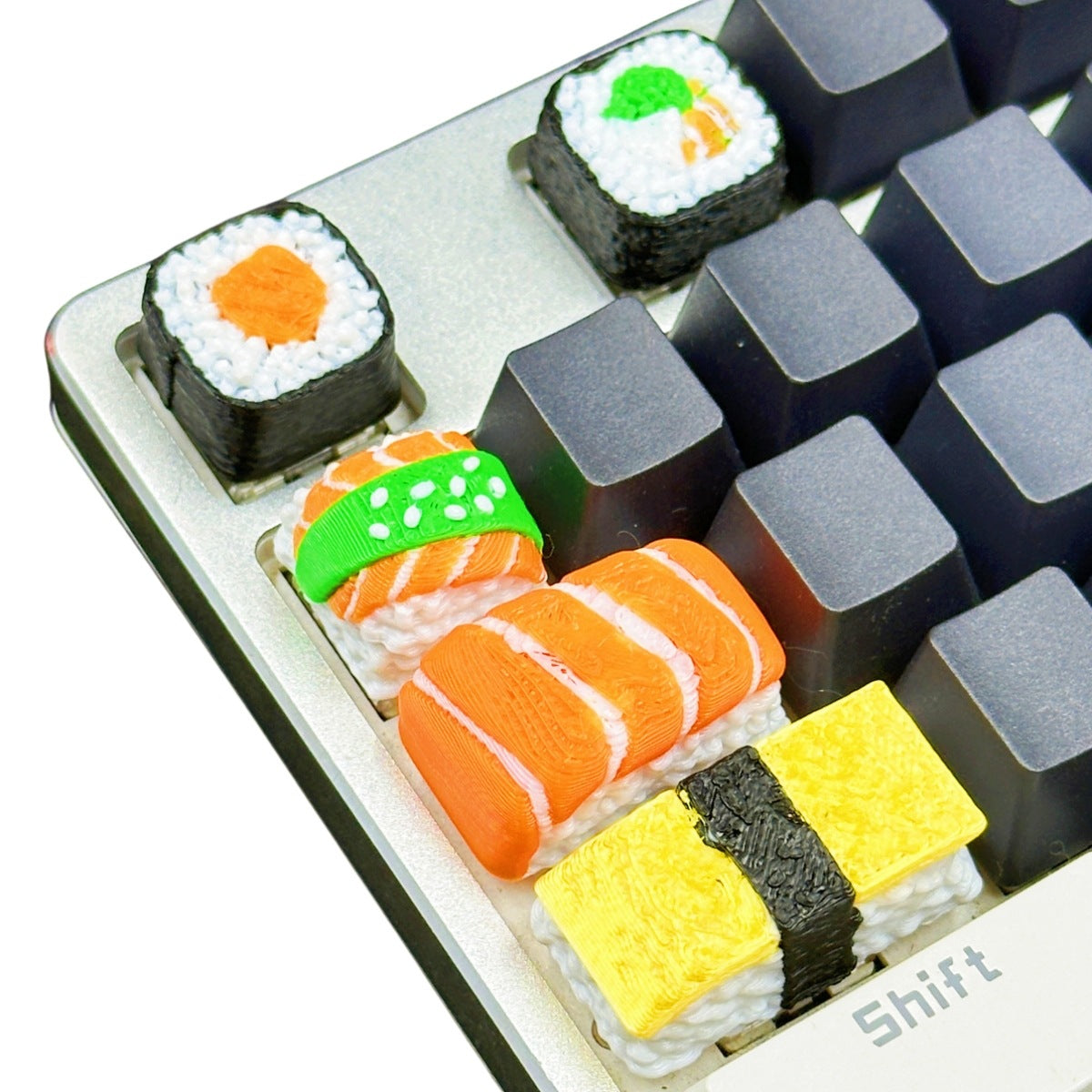 Custom Resin Food Sushi Keycap for Mechanical Keyboard
