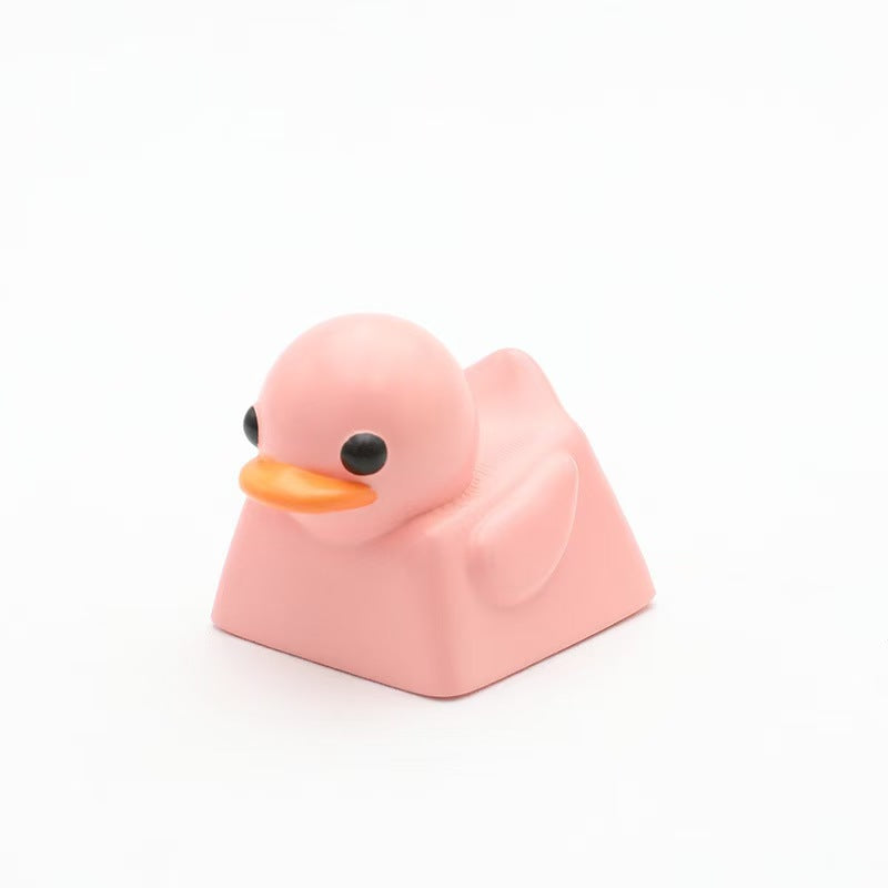 Custom Stress-Relief Chubby Resin Duck Keycap for Mechanical Keyboard