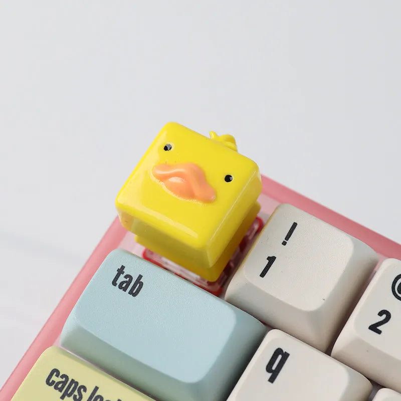 Custom Cute Cartoon Resin Keycap for Mechanical Keyboard