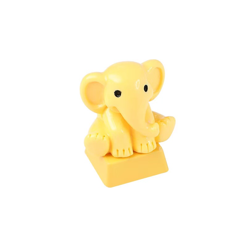 Cute Little Elephant Custom Keycap for Mechanical Keyboard