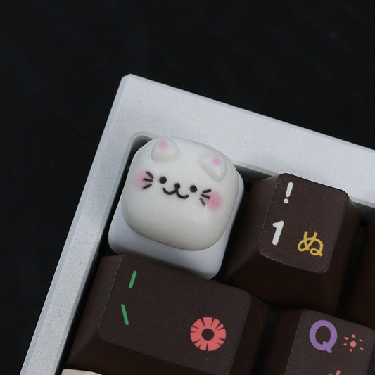 Cute Handmade 3D Creative Custom Animal Keycap for Mechanical Keyboard