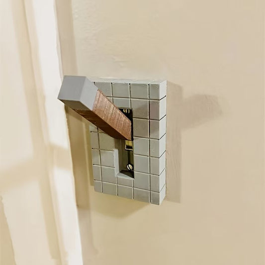 3D-Printed Funny Light Switch Pixel Figurine
