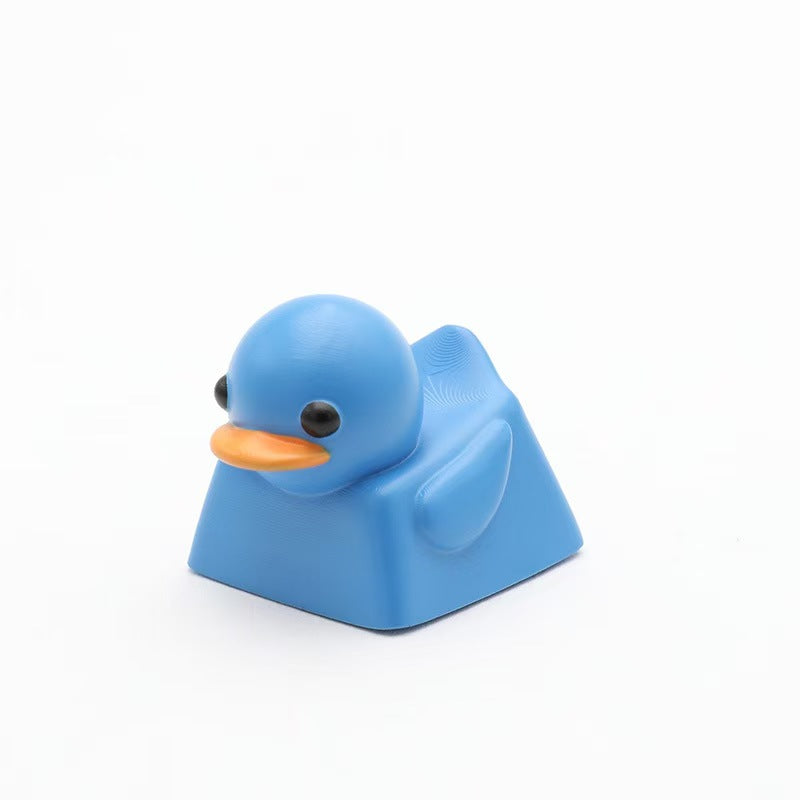 Custom Stress-Relief Chubby Resin Duck Keycap for Mechanical Keyboard