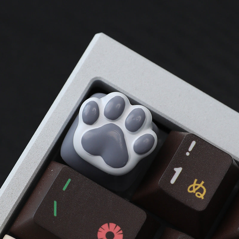 Custom Colorful Cute Animal Cat Paw Keycap for Mechanical Keyboard