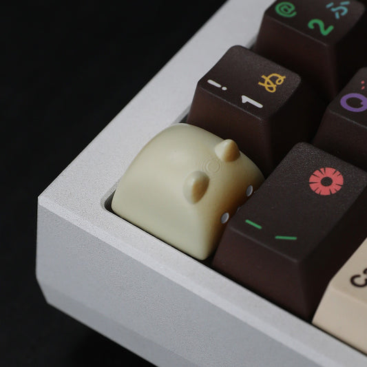 Custom resin Japanese-style takoyaki keycap for mechanical keyboard