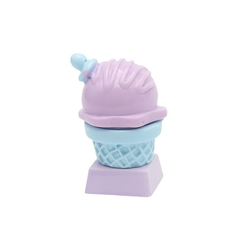 3D Ice Cream Resin Keycap. Creative Mechanical Keyboard Keycap