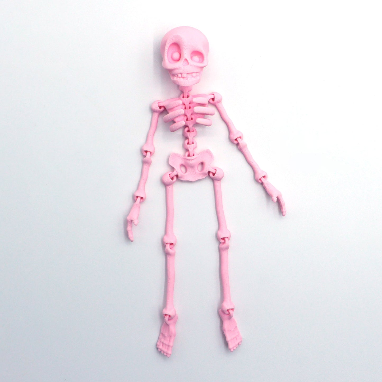 Hot-selling 3D printed skeleton with movable joints - creative refrigerator magnet toy for kids' halloween decoration