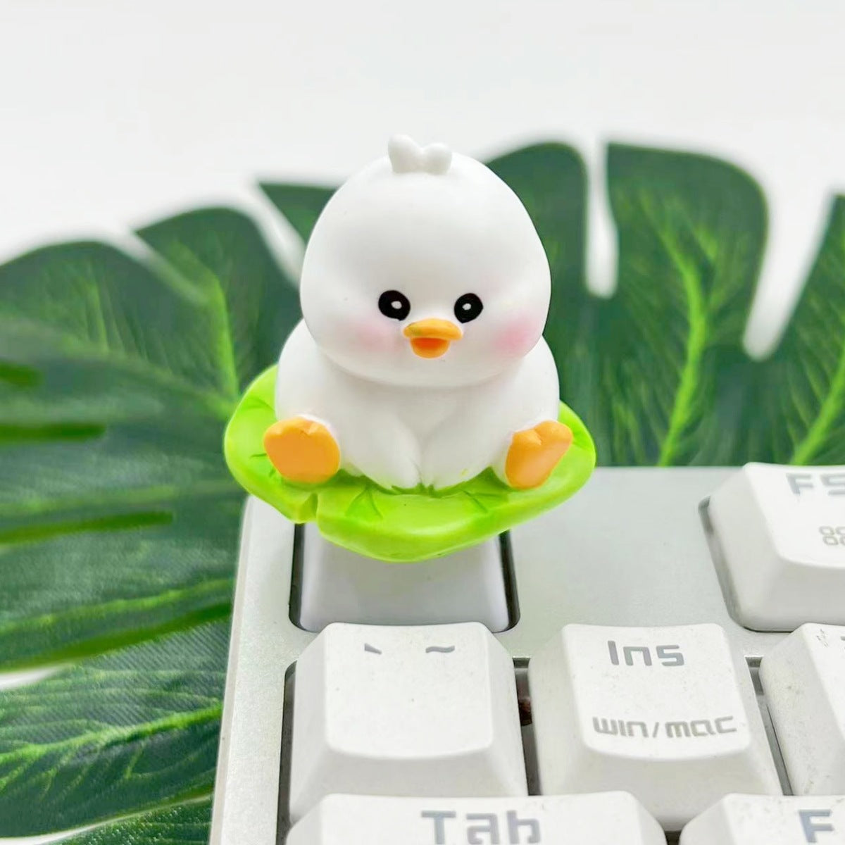 Handmade Custom 3D Rubber Duck Keycap for Mechanical Keyboard