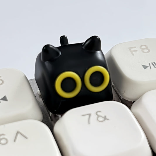Custom 3D resin cute cartoon cat keycap as gifts for mechanical keyboard
